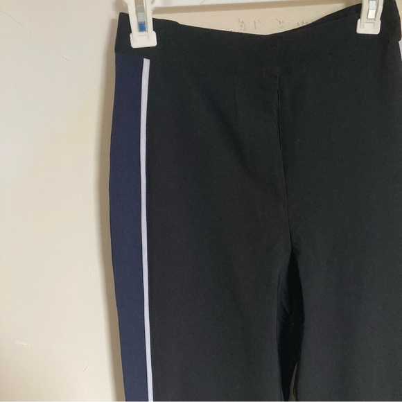 Socialite Black, Blue & White Striped Highwaist Pants size Small - Picture 3 of 10